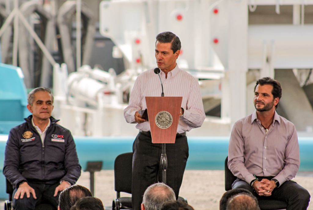 Peña Nieto anuncia programa de recarga de mantos acuíferos