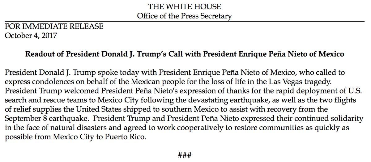 EPN llama a Trump para expresar condolencias por ataque en Las Vegas - Foto-de-ABC-News