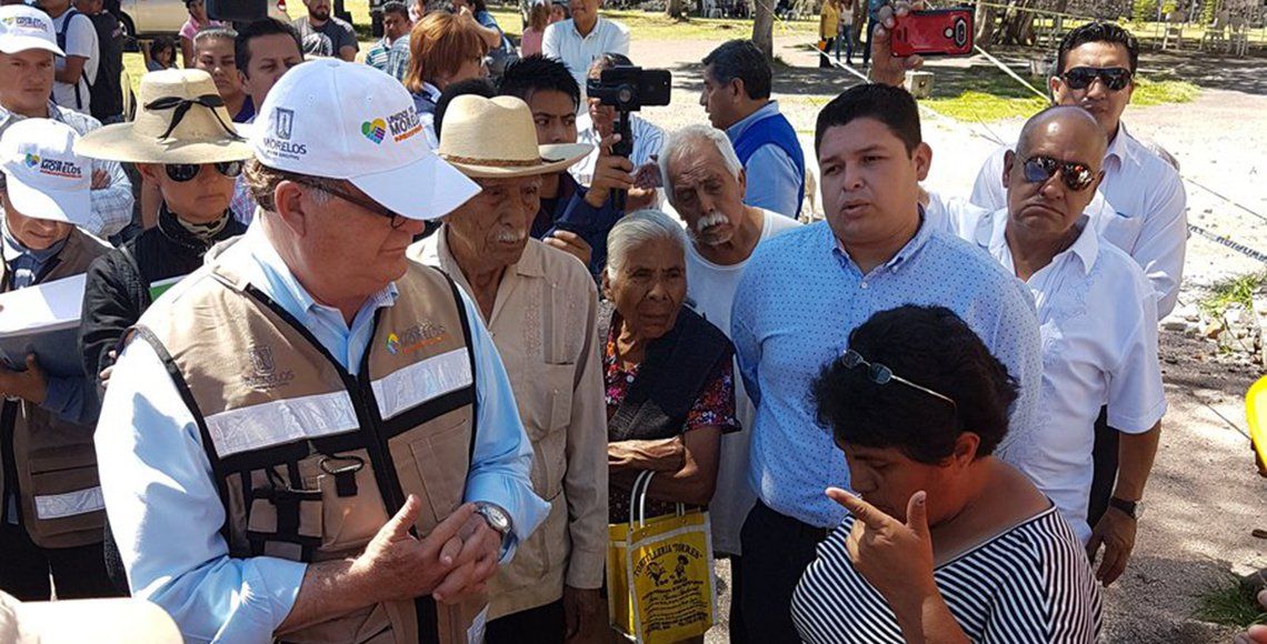 Graco Ramírez supervisa avances en reconstrucción tras sismo