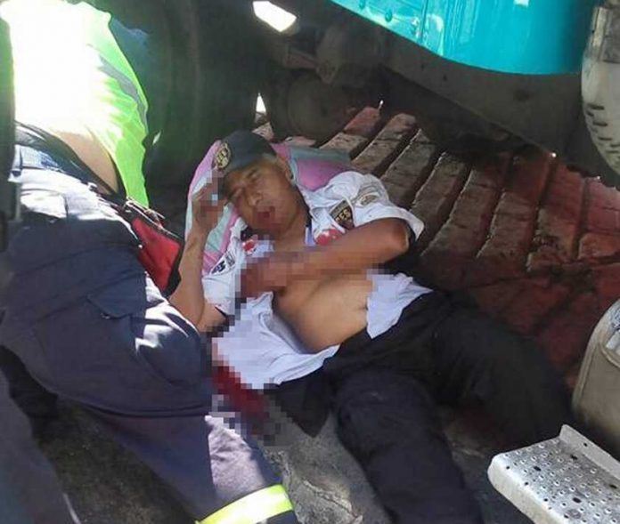 Detienen a dos por herir a custodio de camión en Naucalpan - Naucalpan-disparan-a-custodio-2