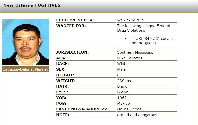 Detienen en CDMX a uno de los más buscados por la DEA - Nazario-Ficha-DEA