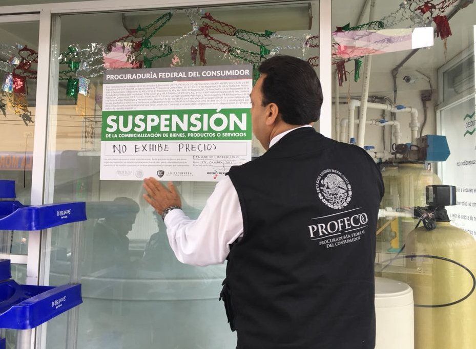 Profeco inicia operativo para evitar abusos en distribución de agua potable