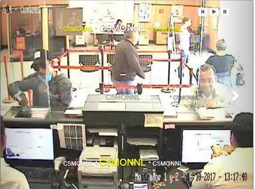 Asaltan banco en Monterrey