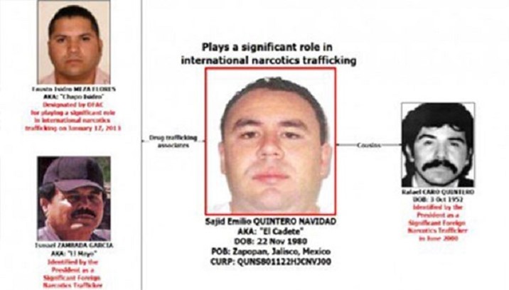 Detienen en California a primo de Caro Quintero