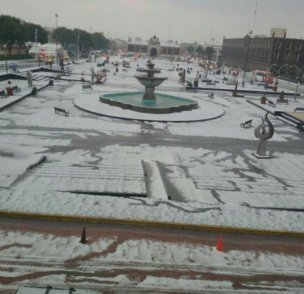 Cae granizada en Toluca - Tolica-Granizada-3-e1508454198862