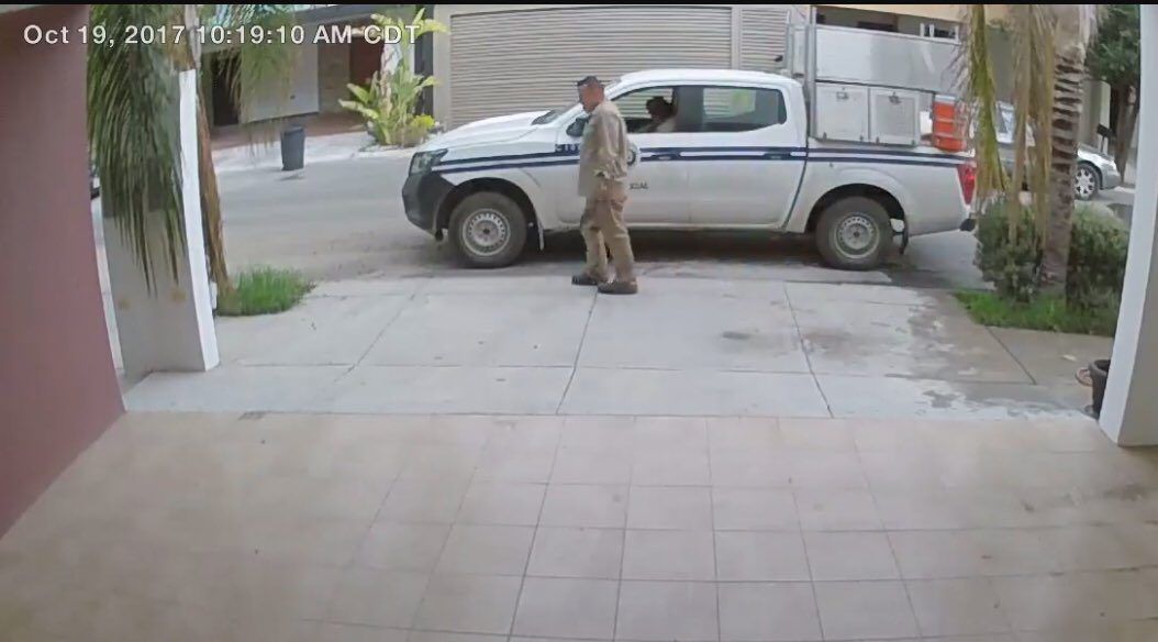 #Video Captan a trabajador de gobierno de Monterrey robando