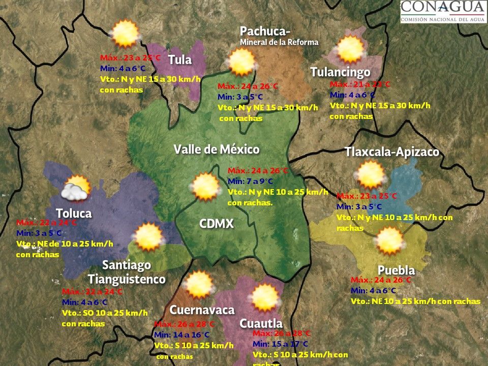 Continuarán las bajas temperaturas en el norte y noreste del país - VDM-2710