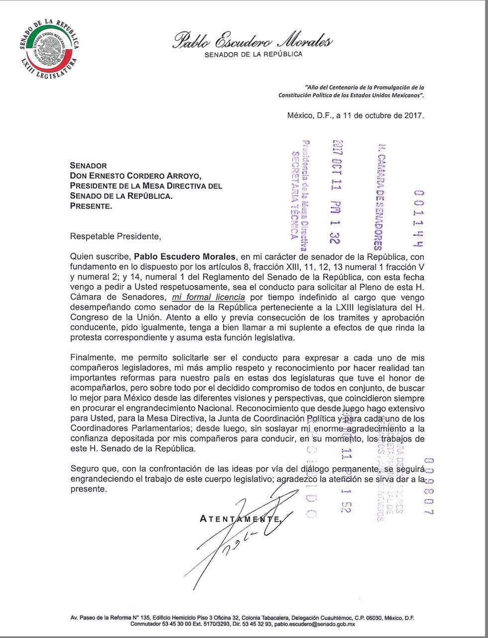 Pablo Escudero solicita licencia como senador - WhatsApp-Image-2017-10-12-at-1.18.33-PM
