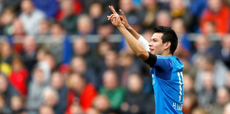 Hirving Lozano impone nuevo récord en Holanda