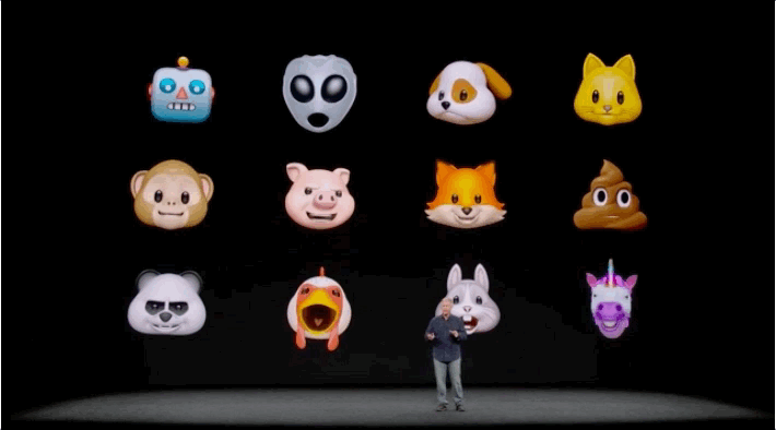 Las principales novedades para el próximo iOS 12 - animoji-bunch