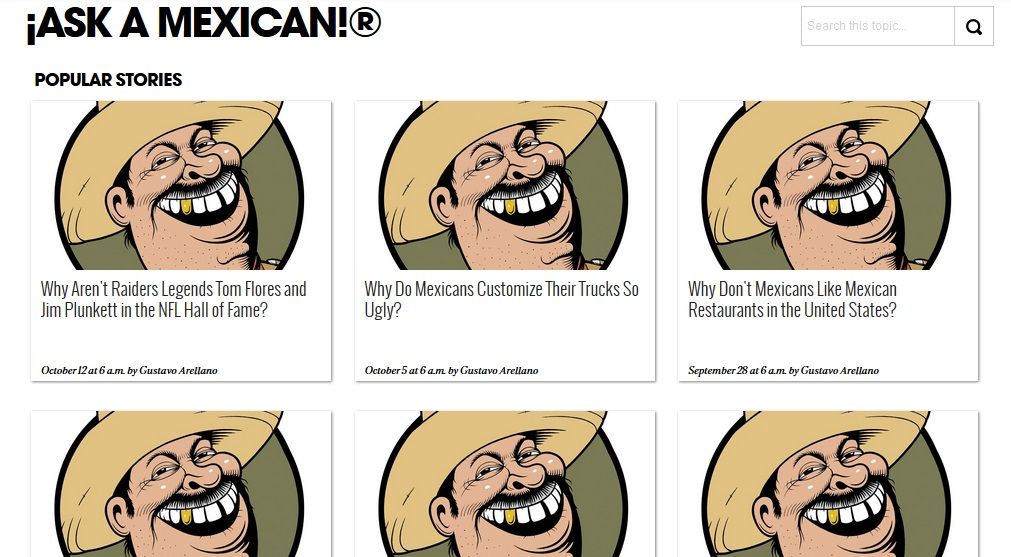 Desaparece columna ‘Ask A Mexican’ tras 13 años