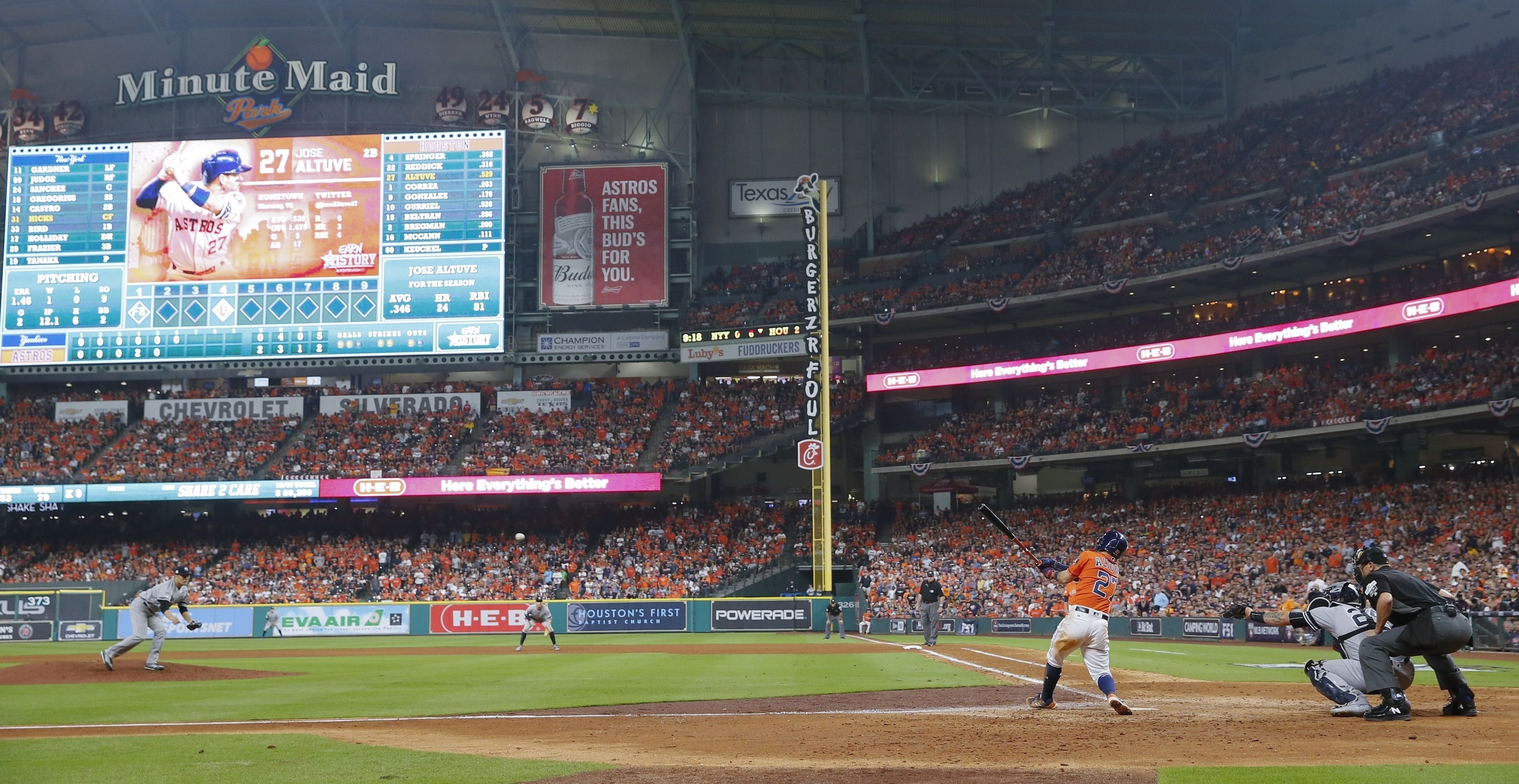 Astros toma ventaja en la Serie de Campeonato de la Americana