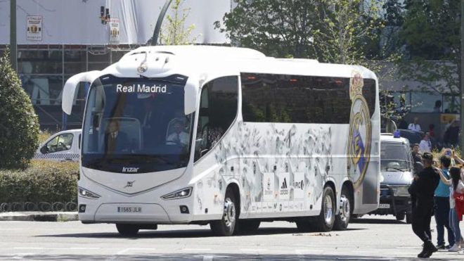 Real Madrid en alerta máxima por visita a Cataluña - autobús-real-madrid