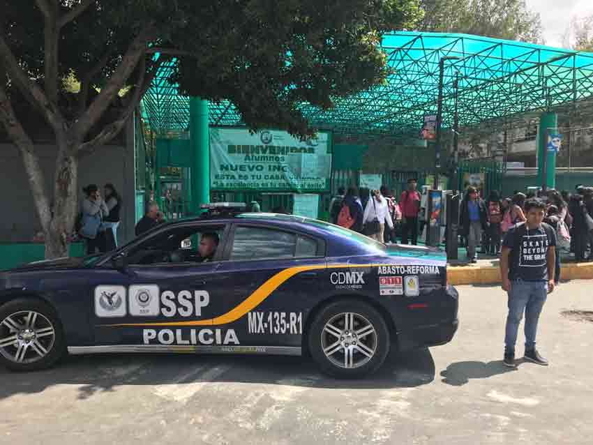 Balean a alumno en escuela de la Ciudad de México