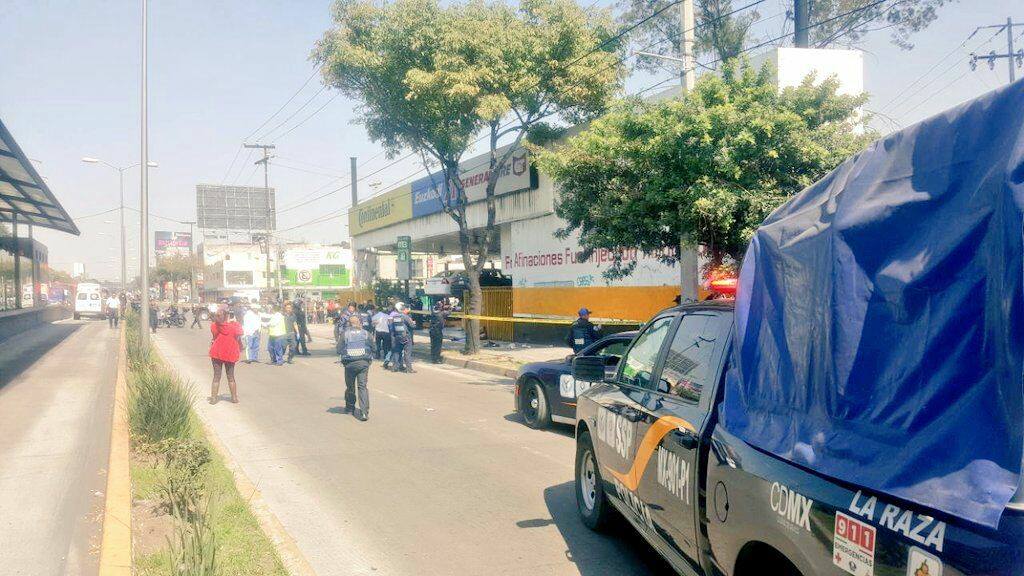 #Video Momento en que policía abate a ladrón en Azcapotzalco - balacera-sefe