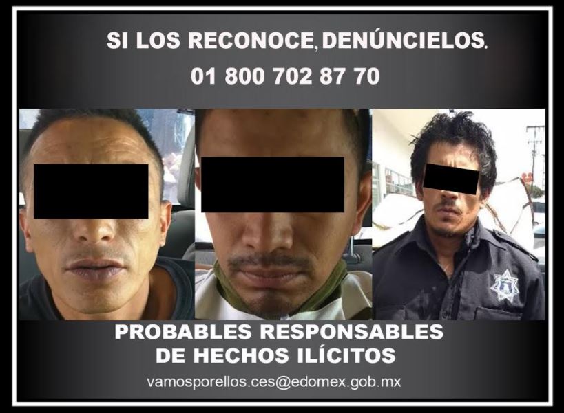 Cae banda de asaltantes en Toluca, la integraban un policía y un expolicía - banda-asaltantes-toluca-1