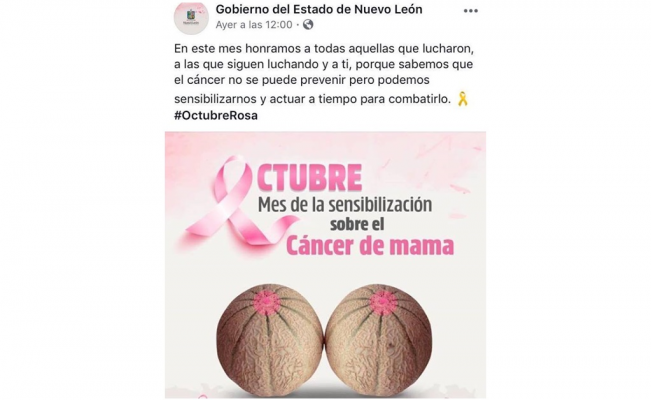 Campaña de gobierno de NL sobre cáncer de mama indigna a mujeres - cancer-de-mama-nuevo-leon