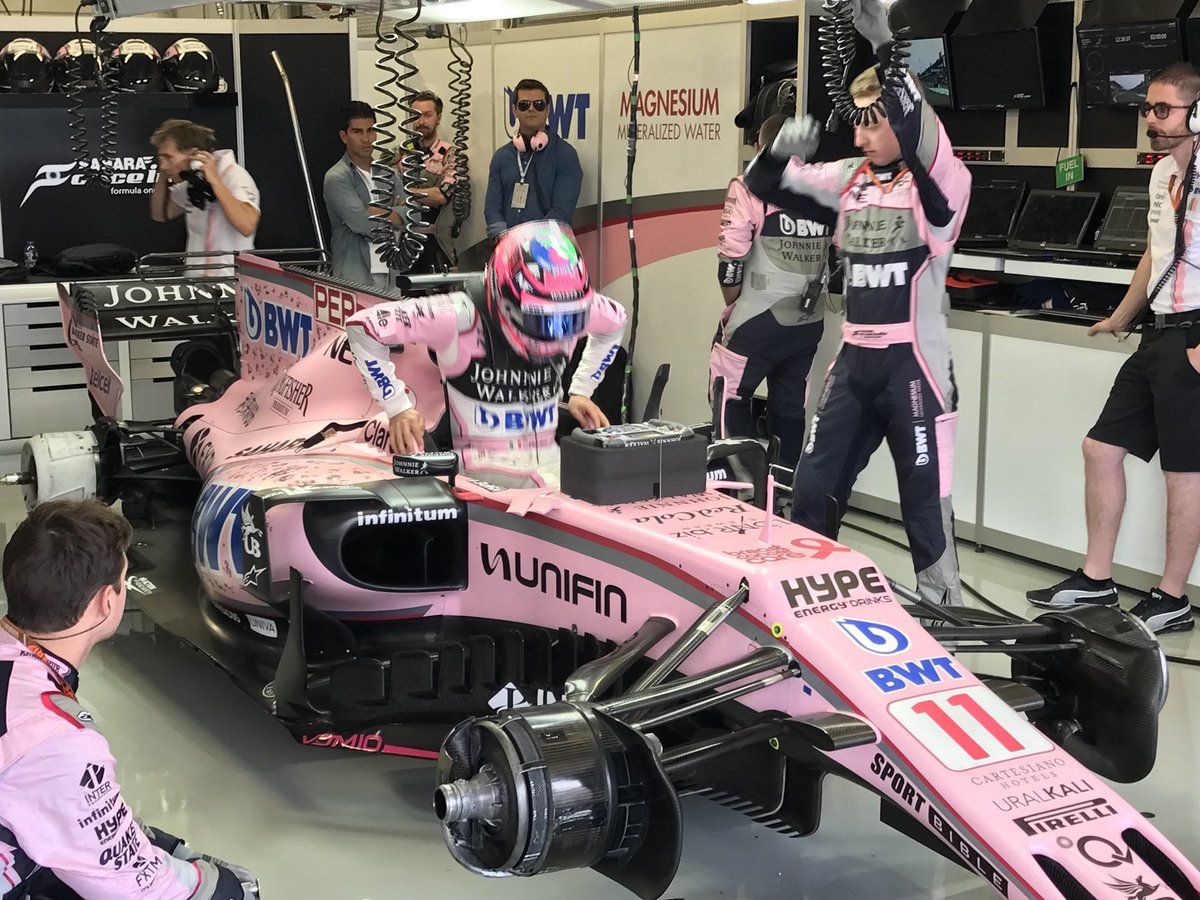 Hamilton gana su cuarto mundial tras finalizar noveno - checo-perez-23