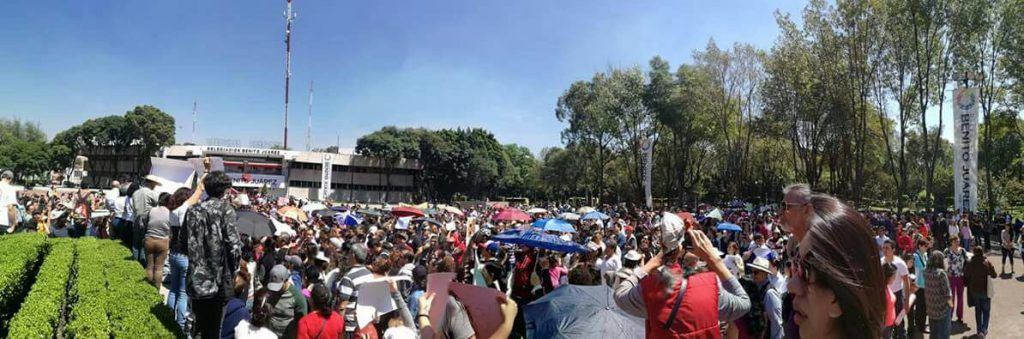 Vecinos clausuran simbólicamente delegación Benito Juárez - clausura-benito-juarez-@Sismo2017MX-1024x339