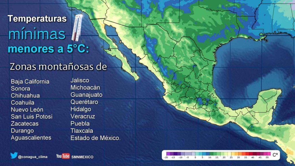 Pronostican frío y lluvias en la mayoría del país - clima-30-oct-1024x576