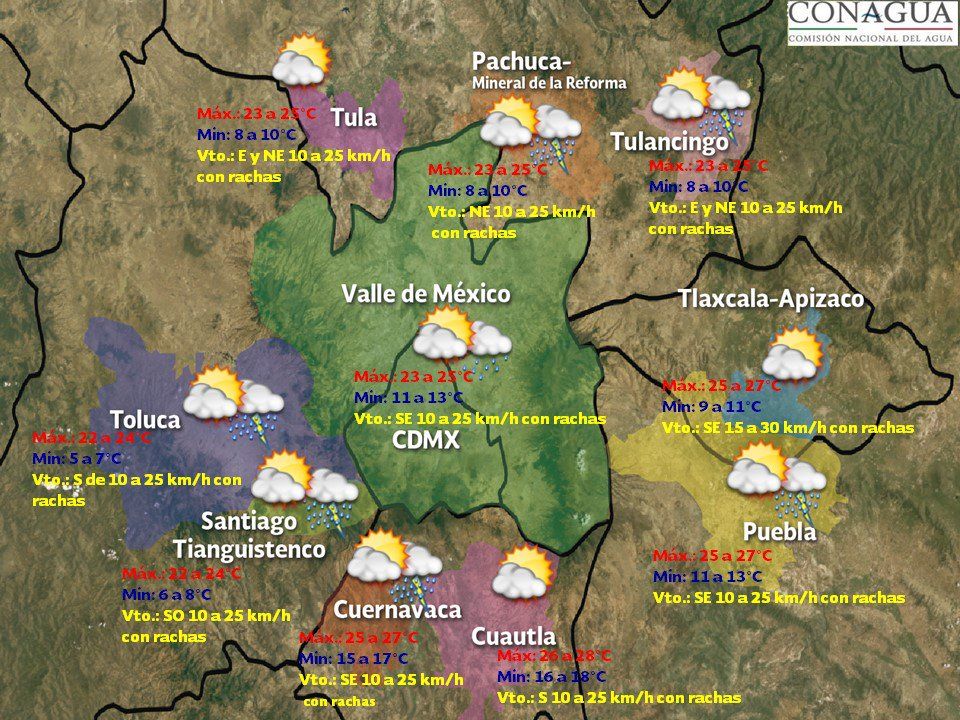 Prevén lluvias dispersas en la Ciudad de México - clima-cdmx-30-oct
