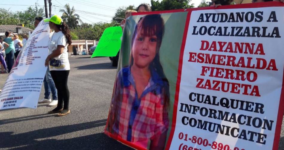 Encuentran cuerpo de niña desaparecida en Sinaloa