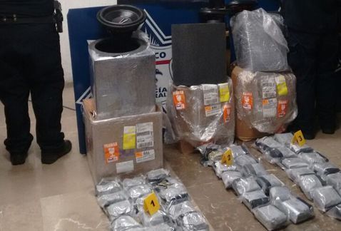 Decomisan seis kilos y medio de mariguana en Aeropuerto de Toluca - decomiso-droga