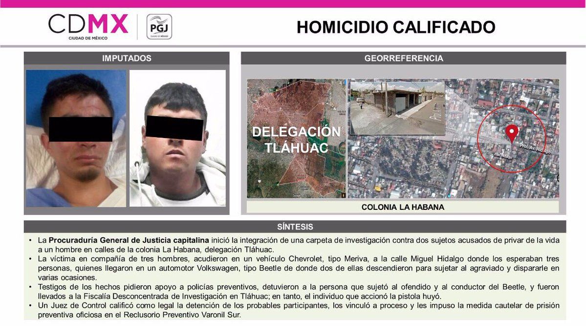 Vinculan a proceso a homicidas de hombre en Tláhuac - detenidos-1