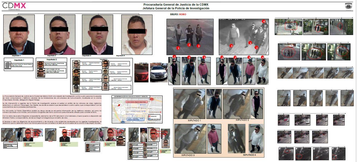 Detienen a cuatro por robo a tres oficinas en Miguel Hidalgo - detenidos-oficinas