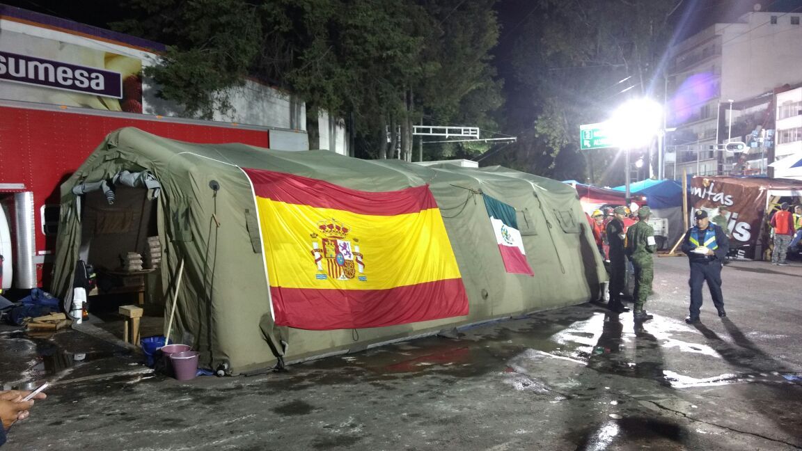 Despiden a rescatistas españoles