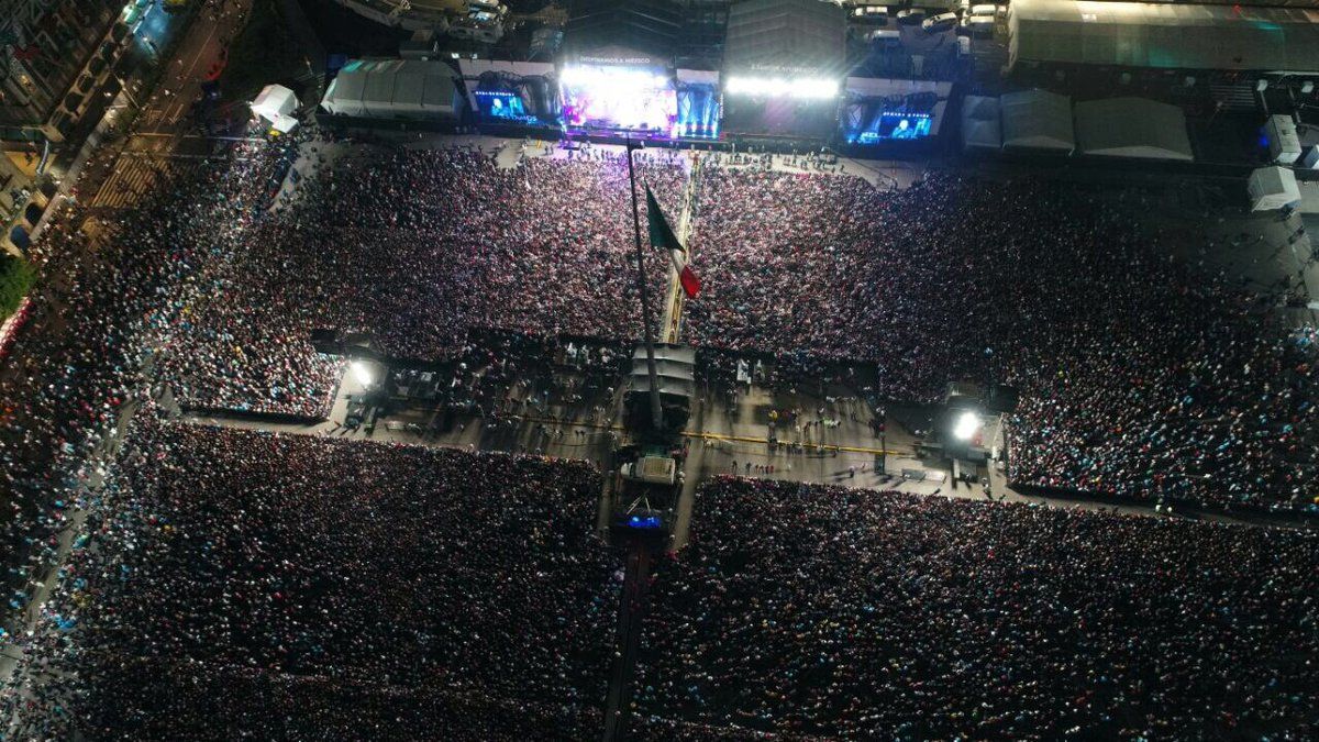 Saldo blanco tras concierto ‘Estamos Unidos Mexicanos’