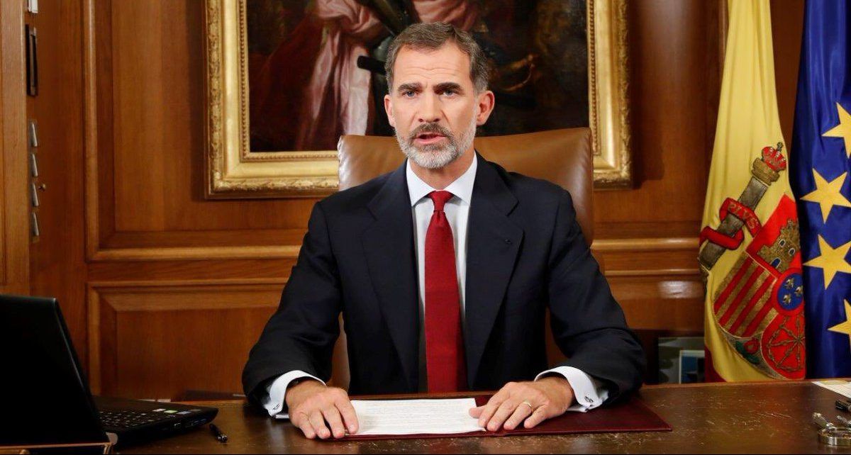 “La Generalitat pretende quebrar la unidad de España”: Felipe VI