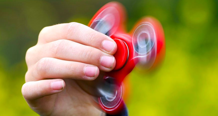 El celular de fidget spinner El celular de fidget spinner