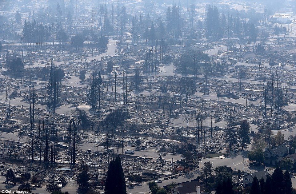 Aumenta a 24 cifra de muertos por incendios en California - fire-california-2
