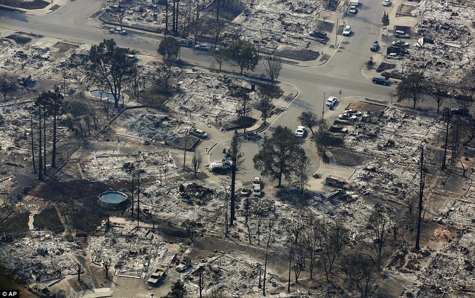 Aumenta a 24 cifra de muertos por incendios en California - fire-california-7