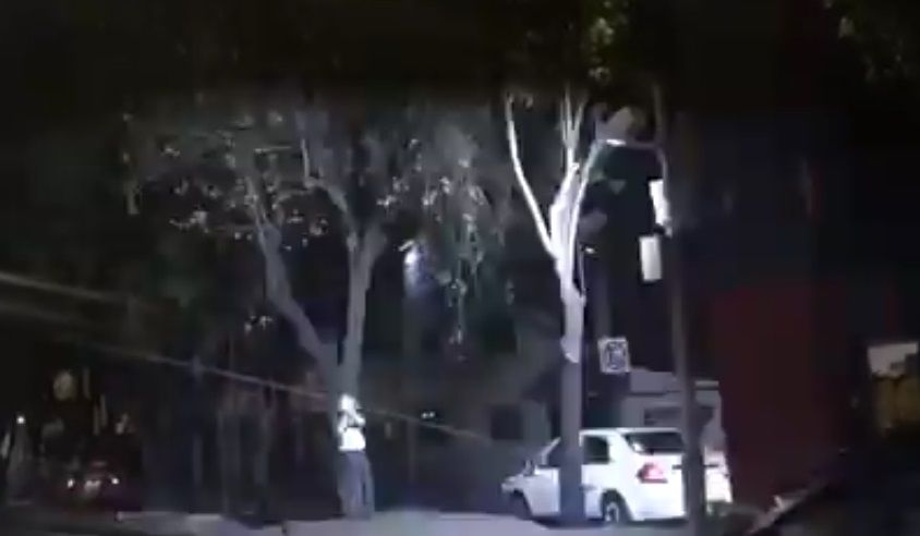 #Video Falla cámara de fotomultas en Azcapotzalco