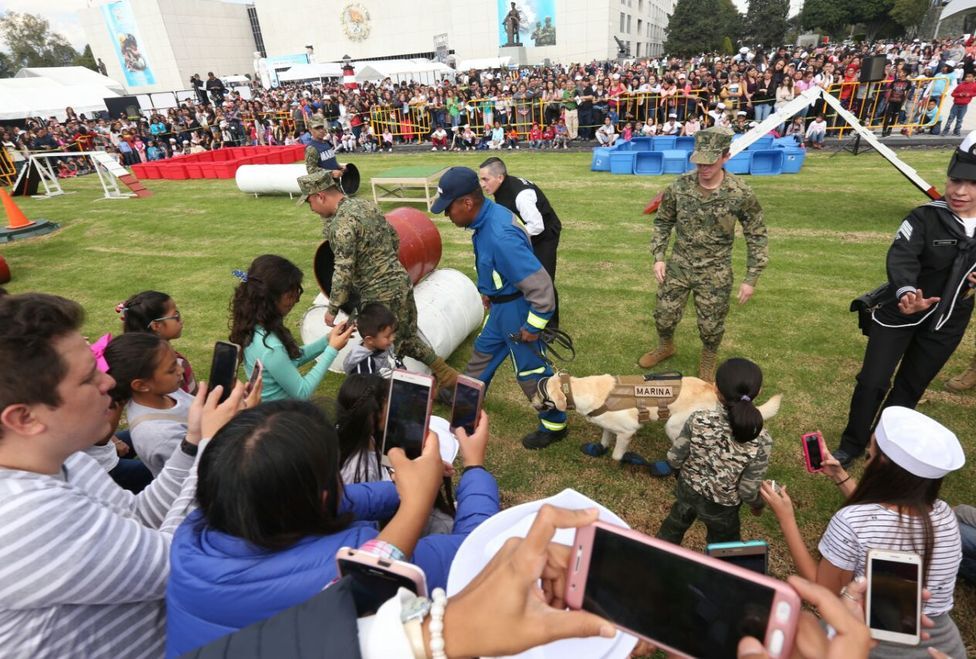 Frida recibe a decenas de familias en la instalaciones de la SEMAR - frida-3