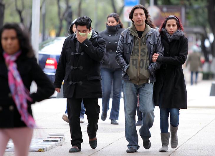 Cielo nublado y ambiente frío en el Valle de México