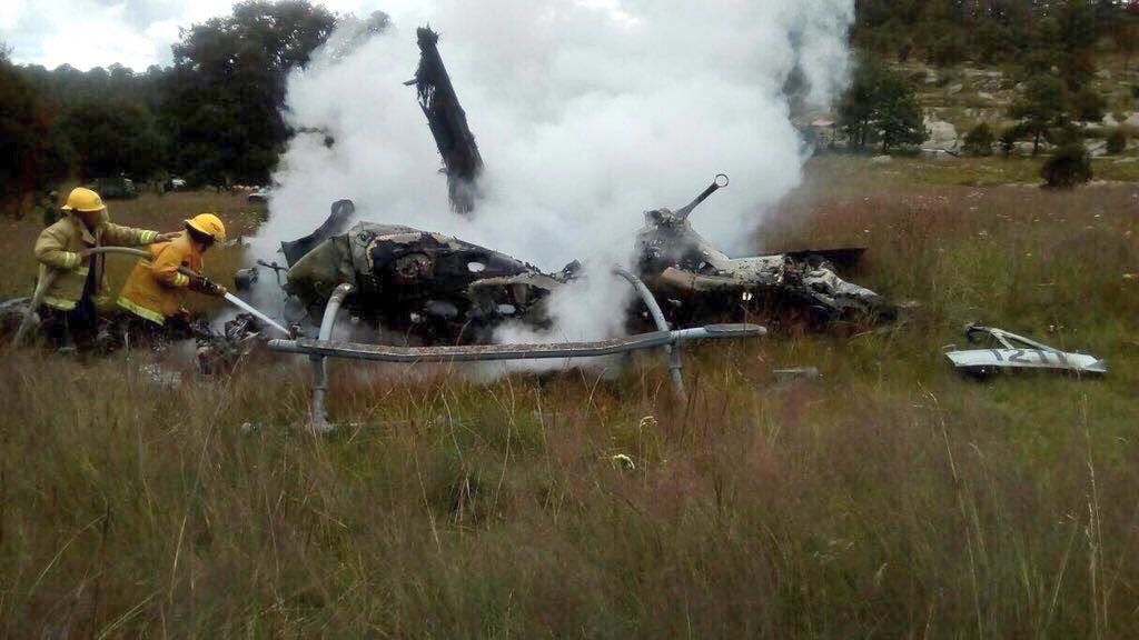 Desplome de helicóptero militar en Durango deja siete muertos - helicoptero-sedena