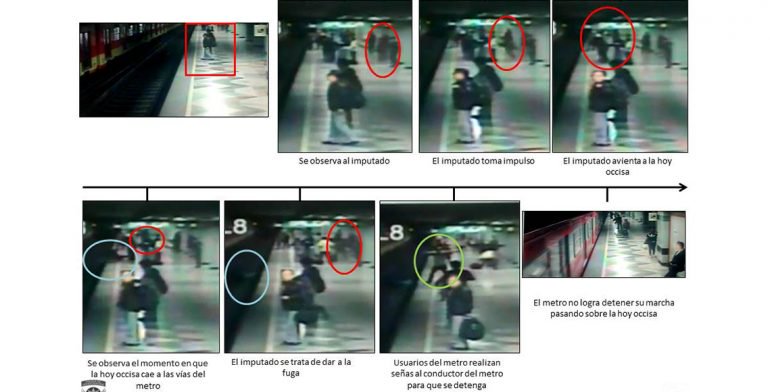 Vinculan a proceso a hombre que arrojó a mujer a las vías del Metro