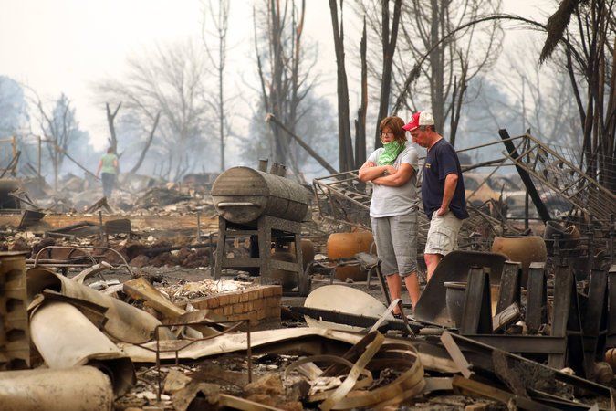 "Parece que hubiera caído una bomba": afectado por incendio en California - incendio-california-viñedos
