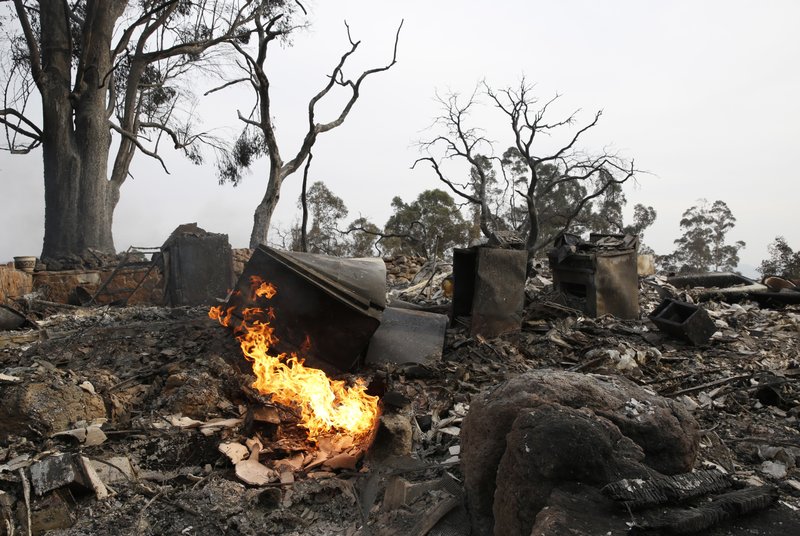 Suman 21 muertos por incendios en zona vinícola de California - incendios-california-2