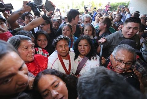 Mujer indígena se registra como independiente por la Presidencia - indigena-independiente1