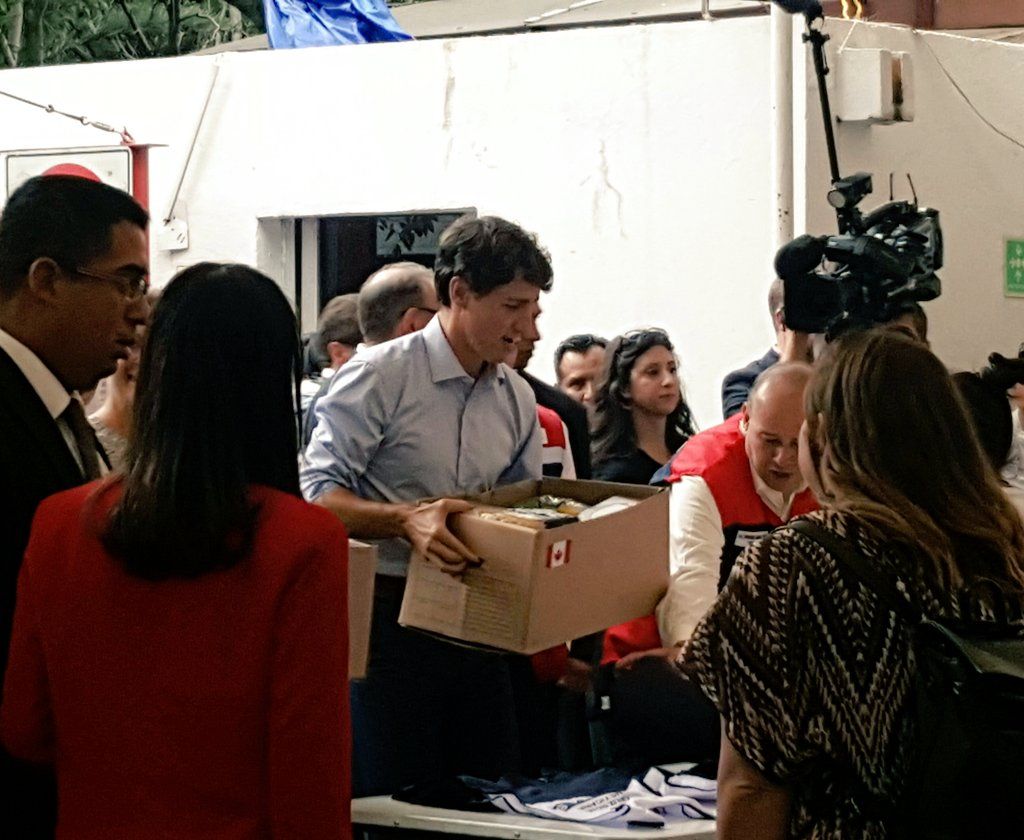 Justin Trudeau visita la Cruz Roja Mexicana - justi-trudeau-1