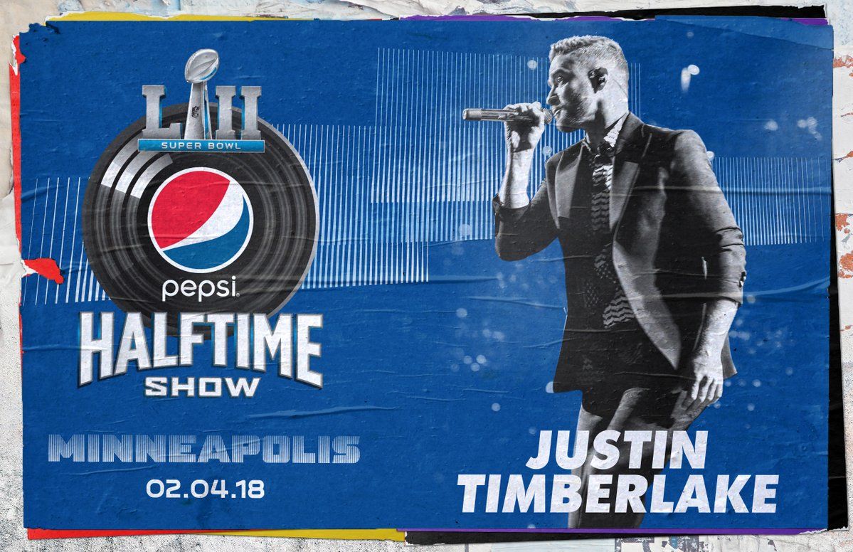 Justin Timberlake confirmado para medio tiempo del Super Bowl