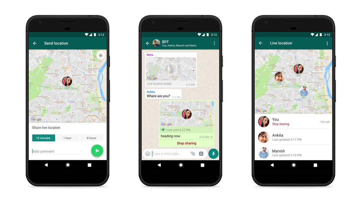 WhatsApp lanza función para revelar ubicación en tiempo real - liva-location-whatsapp-2