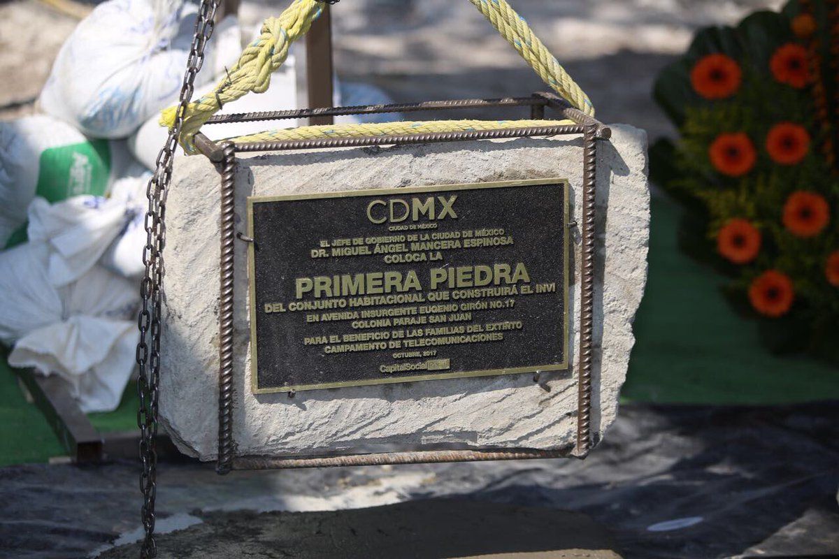 Inician construcción de viviendas para familias en Iztapalapa