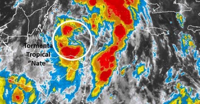 Emiten alerta naranja en Quintana Roo por impacto de ‘Nate’