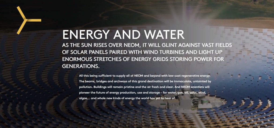 Arabia Saudita quiere construir una megalópolis que abarcaría 3 países - neom-energia-renovable
