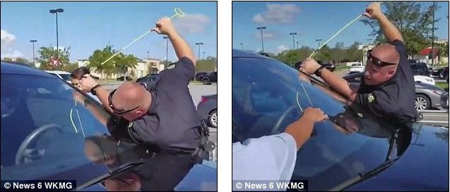 Bomberos de Florida rescatan a niño encerrado en camioneta - niño-incendio-5-policia